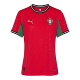 Camisa Seleção Portugal I 25/26 - Torcedor Puma Feminina - Vermelha