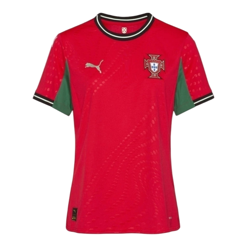 Camisa Seleção Portugal I 25/26 - Torcedor Puma Feminina - Vermelha