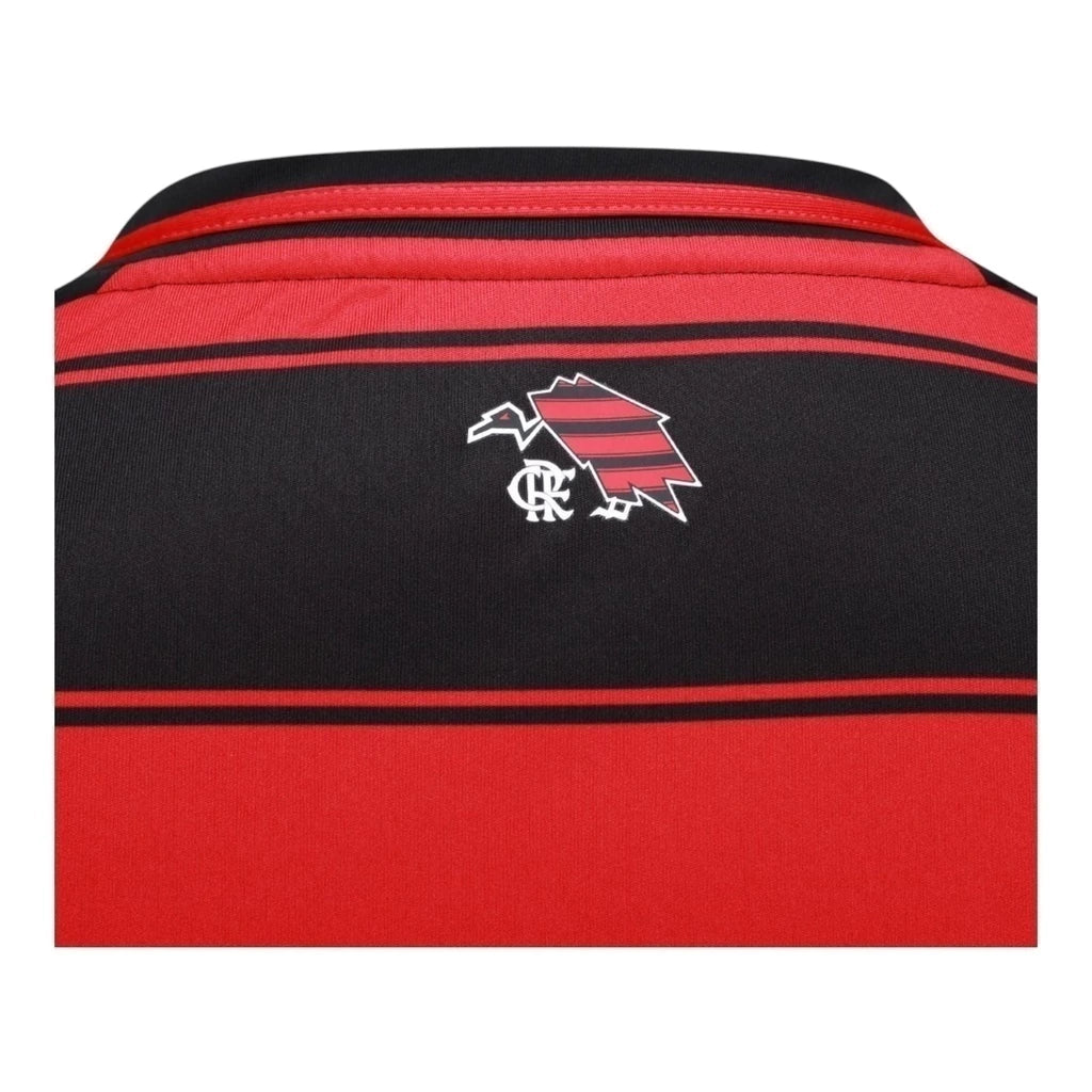 Camisa Flamengo I 25/26 - Torcedor Adidas Feminina - Preta e vermelha