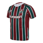 Camisa Fluminense I 25/26 - Torcedor Umbro Masculina - Vermelha e verde com detalhes em branco