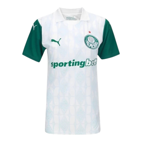 Camisa Palmeiras II 25/26 - Torcedor Puma Feminina - Branca e verde