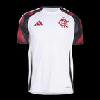 Camisa Flamengo II 25/26 - Torcedor Adidas Masculina - Branca com detalhes em preto e vermelho