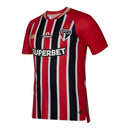 Camisa São Paulo II 25/26 - Torcedor New Balance Masculina - Vermelha e preta