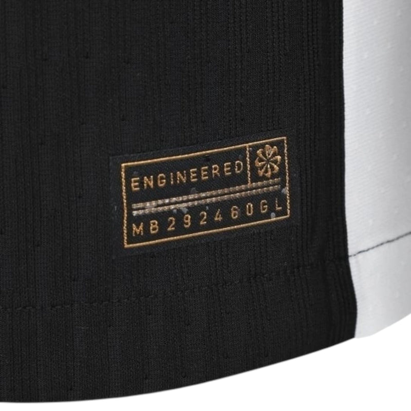 Camisa Corinthians II 25/26 - Torcedor Nike Feminina - Preta e branca