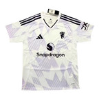 Camisa Manchester United II 25/26 - Torcedor Adidas Masculina - Branca com detalhes em roxo