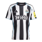 Camisa Newcastle I 25/26 - Torcedor Adidas Masculina - Branca e preta com detalhes em azul