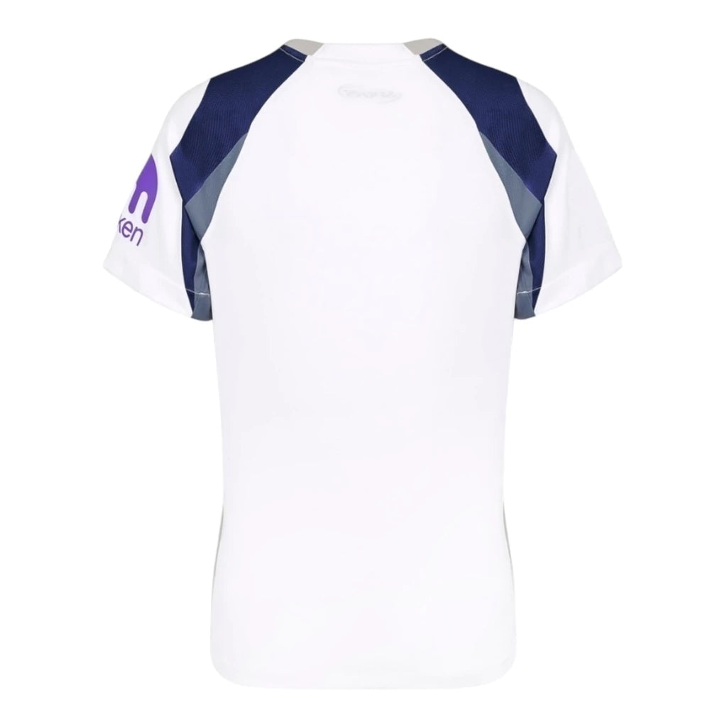 Camisa Tottenham I 25/26 - Torcedor Nike Feminina - Branca com detalhes em azul