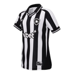 Camisa Botafogo I 25/26 - Torcedor Reebok Feminina - Preta e branca