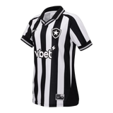 Camisa Botafogo I 25/26 - Torcedor Reebok Feminina - Preta e branca