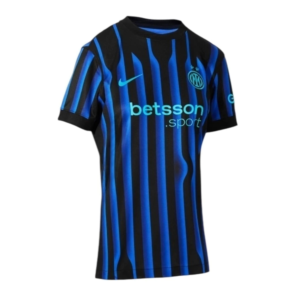 Camisa Inter de Milão I 25/26 - Torcedor Nike Feminina - Azul e preta