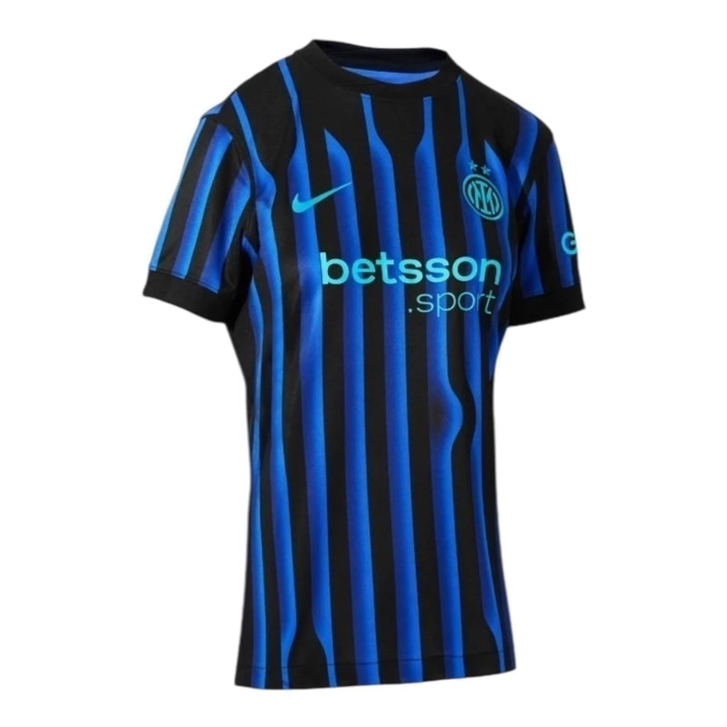 Camisa Inter de Milão I 25/26 - Torcedor Nike Feminina - Azul e preta