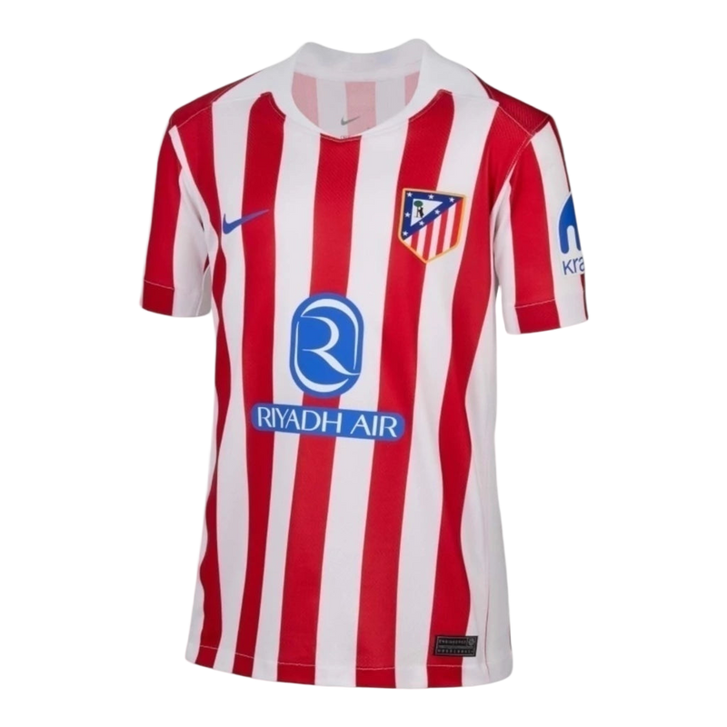 Camisa Atlético de Madrid I 25/26 - Torcedor Nike Feminina - Branca e vermelha