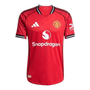 Camisa Manchester United I 25/26 - Torcedor Adidas Masculina - Vermelha com detalhes em preto