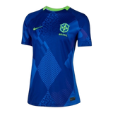 Camisa Seleção Brasileira II 25/26 - Torcedor Nike Feminina - Azul com detalhes em verde
