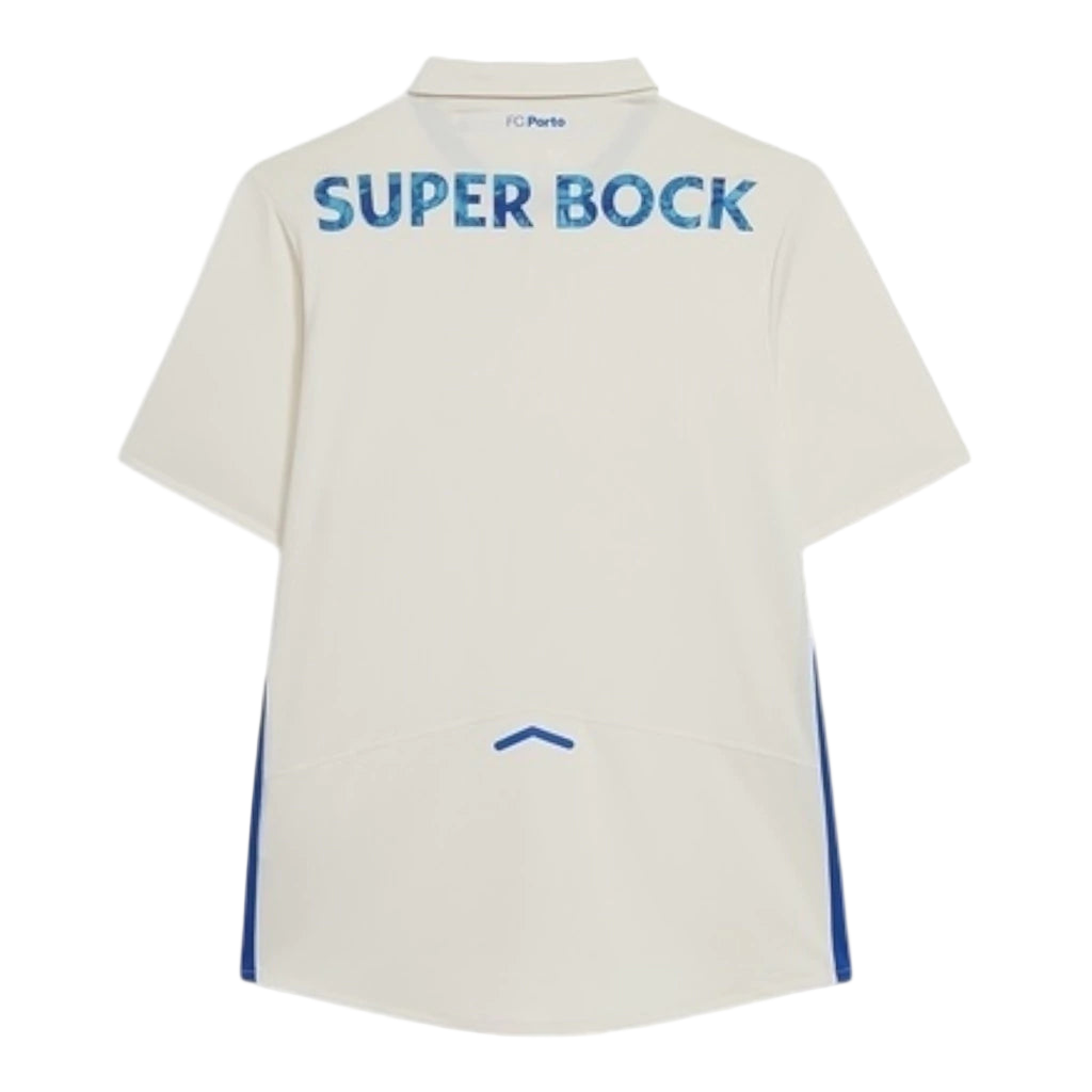 Camisa Porto III 25/26 - Torcedor New Balance Masculina - Branca com detalhes em azul