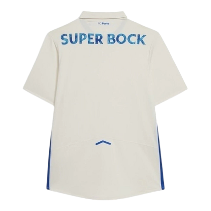 Camisa Porto III 25/26 - Torcedor New Balance Masculina - Branca com detalhes em azul