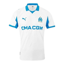 Camisa Olympique Marseille I 25/26 - Torcedor Puma Masculina - Branca e azul