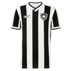 Camisa Botafogo I 24/25 - Torcedor Reebok Masculina - Preta e branca