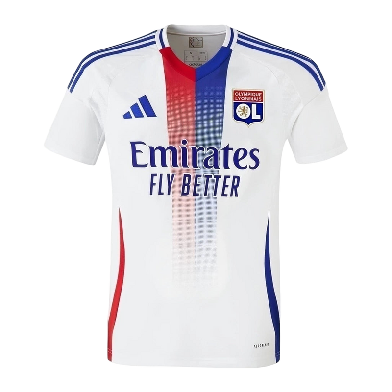 Camisa Lyon I 24/25 - Torcedor Adidas Masculina - Branca