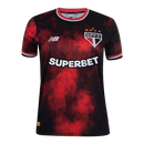 Camisa São Paulo III 24/25 - Torcedor New Balance Masculina - Preta e vermelha