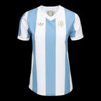 Camisa Seleção Argentina Edição Comemorativa 25/26 - Torcedor Adidas Masculina - Branca com listras em azul