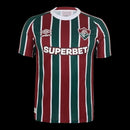 Camisa Fluminense I 25/26 - Torcedor Umbro Masculina - Vermelha e verde com detalhes em branco