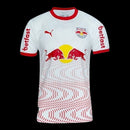 Camisa Red Bull Bragantino I 25/26 - Torcedor Puma Masculina - Branca com detalhes em vermelho e Com Patrocínio