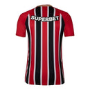 Camisa São Paulo II 25/26 - Torcedor New Balance Masculina - Vermelha e preta