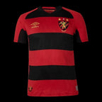Camisa Sport Recife I 25/26 - Torcedor Umbro Masculina - Vermelha e preta
