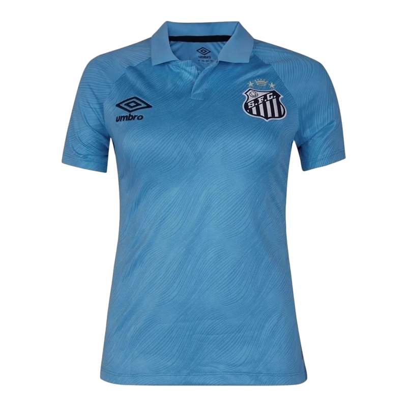 Camisa Santos III 25/26 - Torcedor Umbro Feminina - Azul