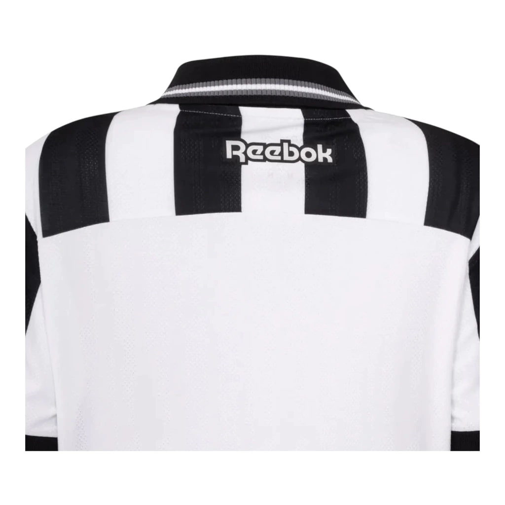 Camisa Botafogo I 25/26 - Torcedor Reebok Feminina - Preta e branca