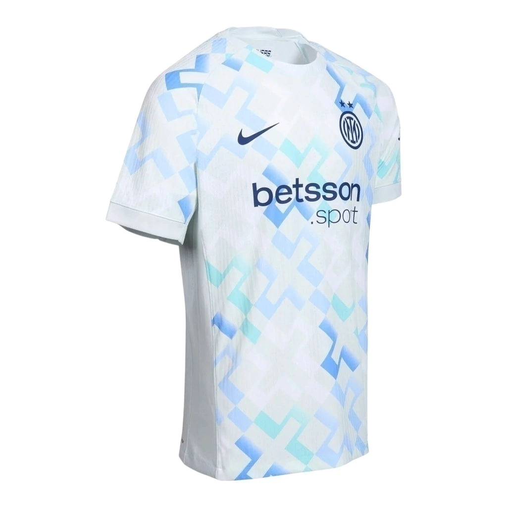 Camisa Inter de Milão II 25/26 - Torcedor Nike Masculina - Branca com detalhes em roxo e azul