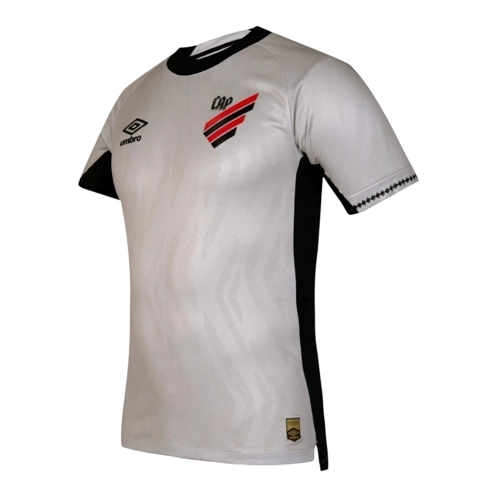 Camisa Athletico Paranaense II 25/26 - Torcedor Umbro Masculina - Branca com detalhes em preto