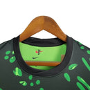 Camisa Nigéria II 24/25 - Torcedor Nike Masculina - Preta com detalhes em verde