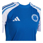 Camisa Cruzeiro I 25/26 - Torcedor Adidas Feminina - Azul e branca