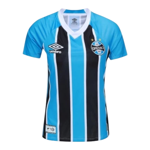 Camisa Grêmio I 25/26 - Torcedor Umbro Feminina - Azul e preta