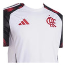 Camisa Flamengo II 25/26 - Torcedor Adidas Masculina - Branca com detalhes em preto e vermelho
