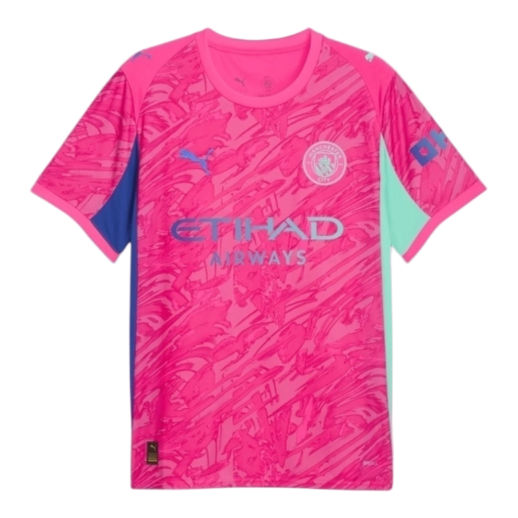 Camisa Manchester City Goleiro II 25/26 - Torcedor Puma Masculina - Rosa
