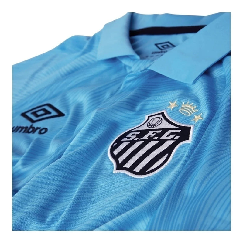 Camisa Santos III 25/26 - Torcedor Umbro Feminina - Azul