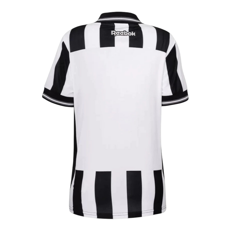Camisa Botafogo I 25/26 - Torcedor Reebok Feminina - Preta e branca