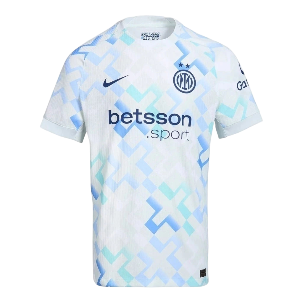 Camisa Inter de Milão II 25/26 - Torcedor Nike Masculina - Branca com detalhes em roxo e azul