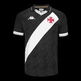 Camisa Vasco da Gama I 25/26 - Torcedor Kappa Masculina - Preta