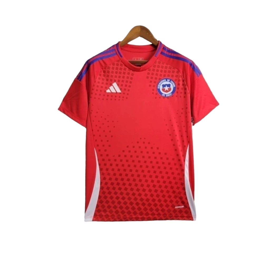 Camisa Seleção do Chile I 24/25 - Torcedor Adidas Masculina - Vermelha