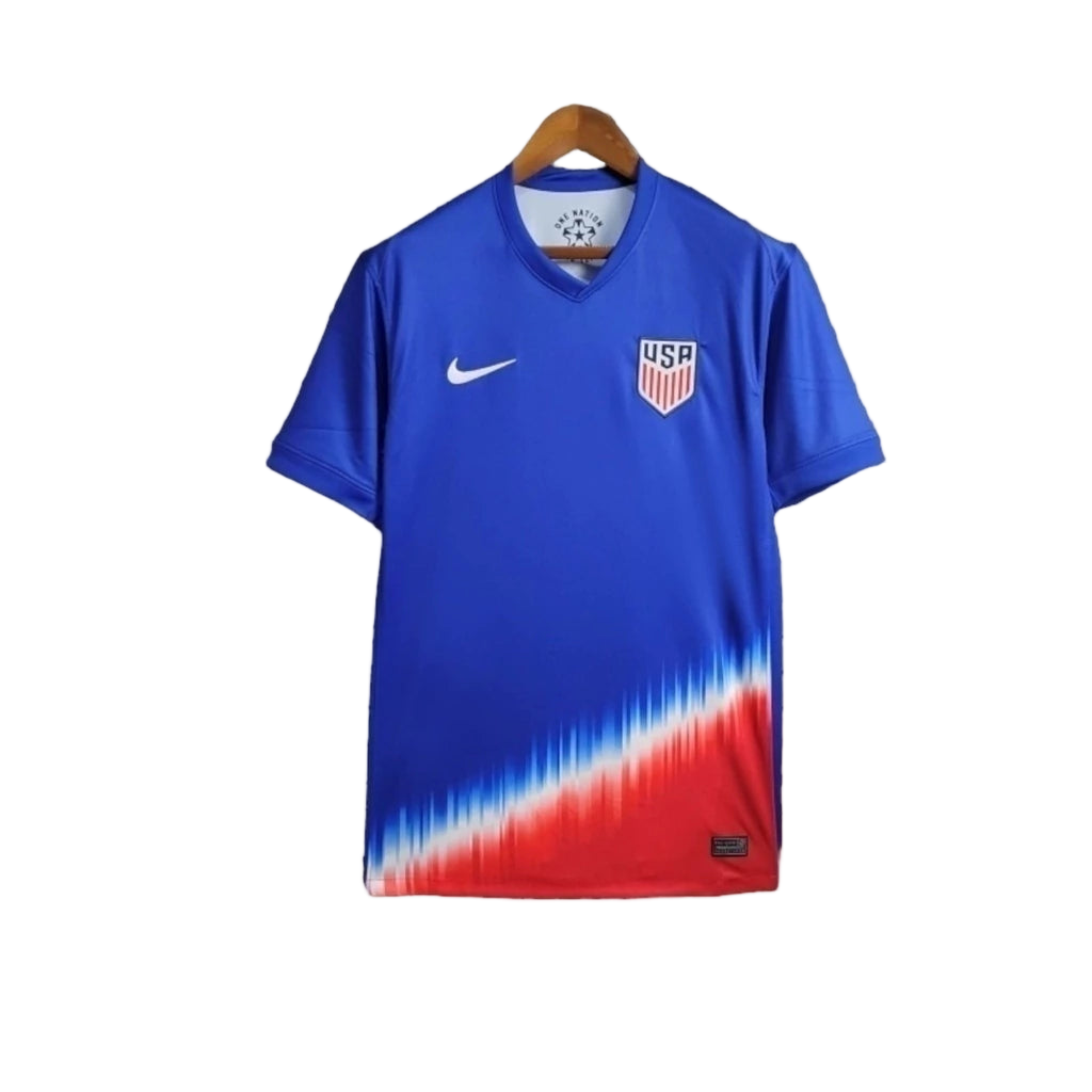 Camisa Estados Unidos II 24/25 - Torcedor Nike Masculina - Azul com detalhes em branco e vermelho