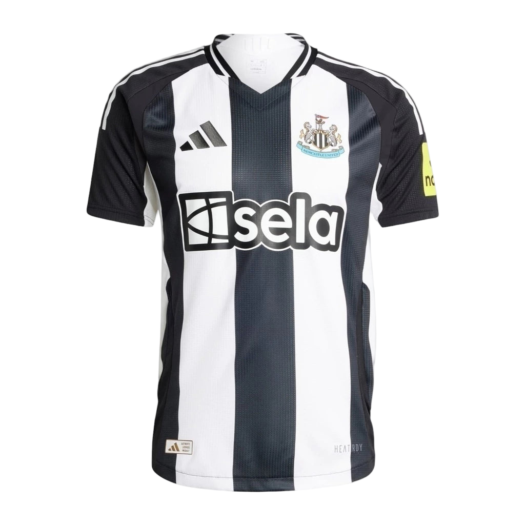 Camisa Newcastle I 24/25 - Torcedor Adidas Masculina - Branca e preta
