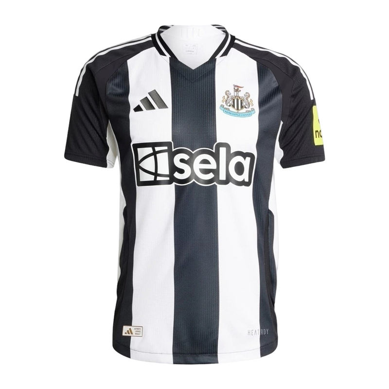 Camisa Newcastle I 24/25 - Torcedor Adidas Masculina - Branca e preta