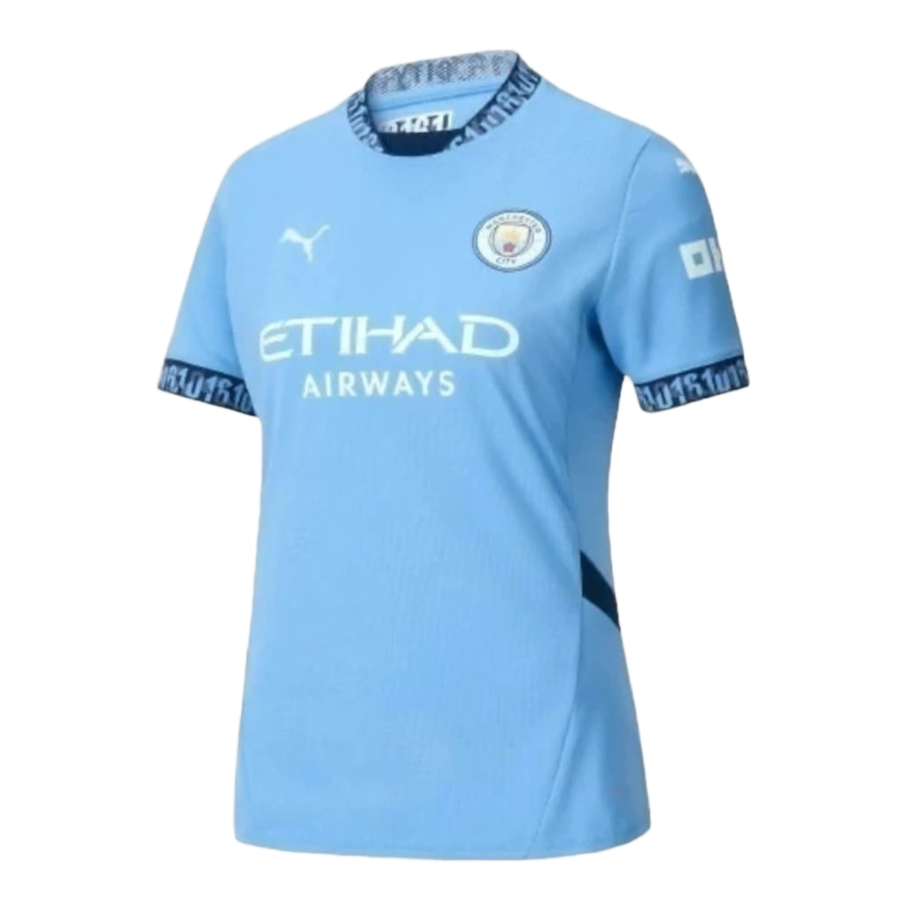 Camisa Manchester City I 24/25 - Torcedor Puma Feminina - Azul