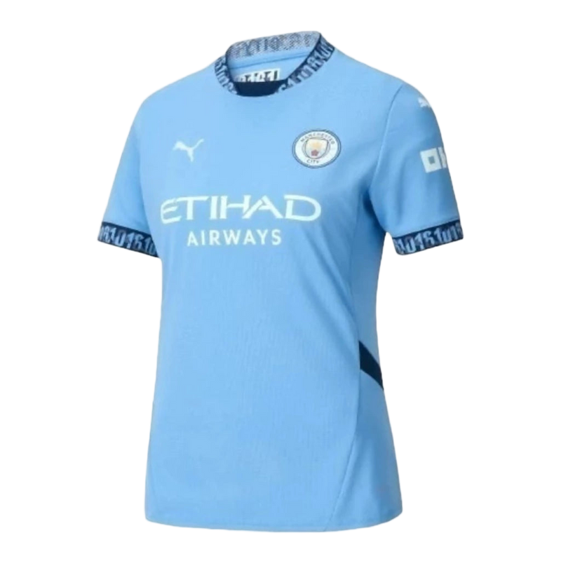 Camisa Manchester City I 24/25 - Torcedor Puma Feminina - Azul