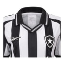 Camisa Botafogo I 25/26 - Torcedor Reebok Feminina - Preta e branca