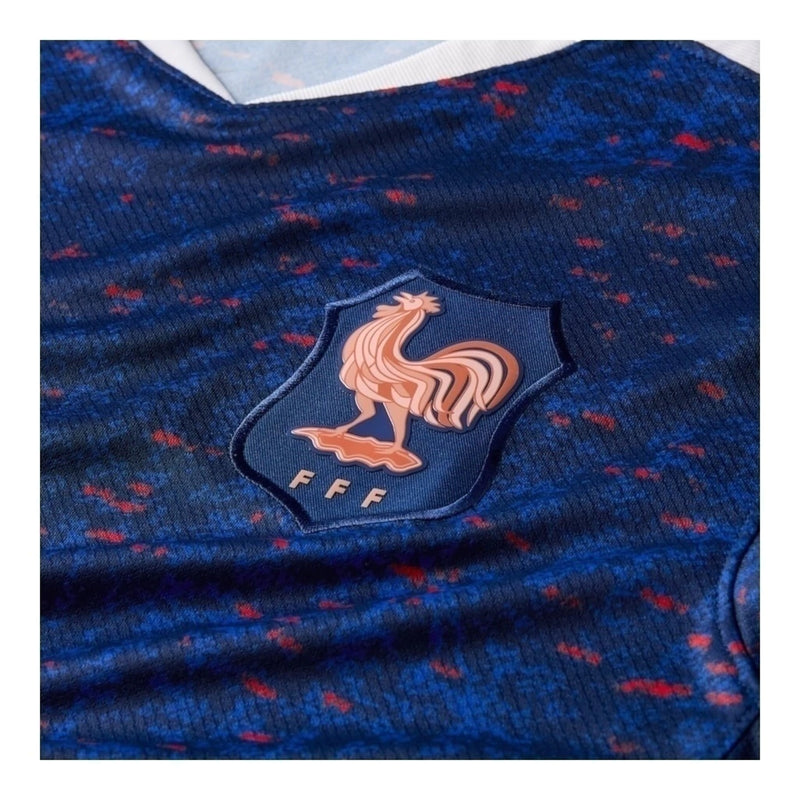 Camisa Seleção França I 25/26 - Torcedor Nike Masculina - Azul com detalhes em vermelho